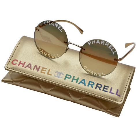 chanel and pharrell sunglasses|chanel sunglasses with clear sides.